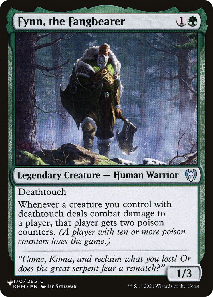 Fynn, the Fangbearer [LIST 170/285]