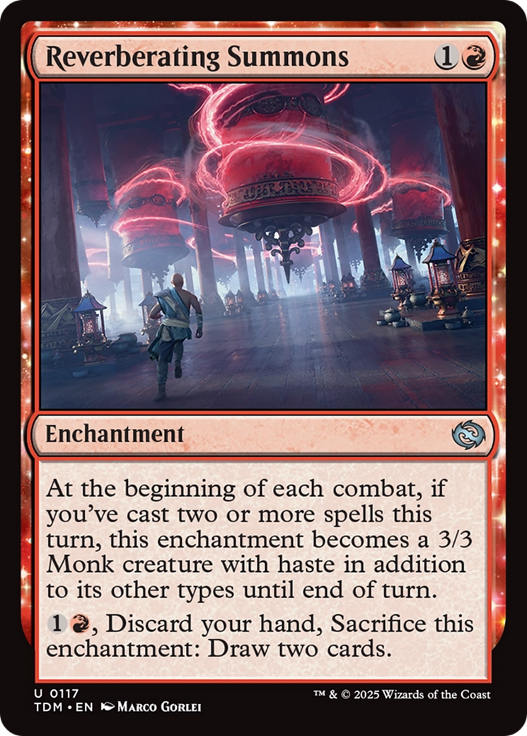 {@C} Reverberating Summons [Tarkir: Dragonstorm][TDM 117]