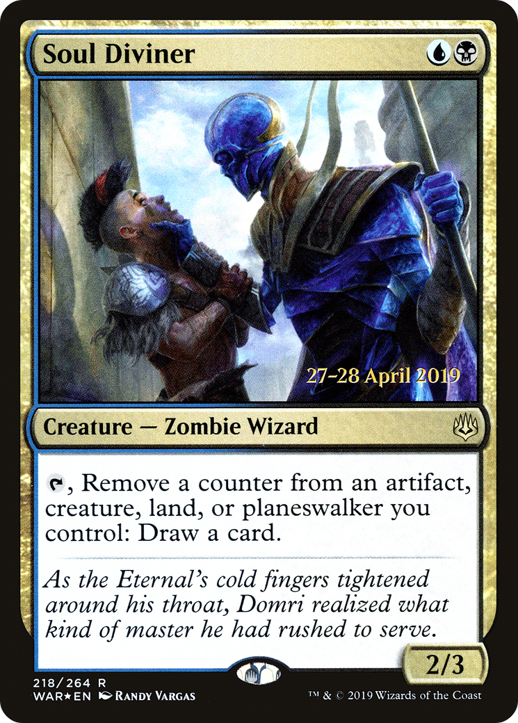 {R} Soul Diviner [War of the Spark Prerelease Promos][PR WAR 218] - Misty Mountain Games
