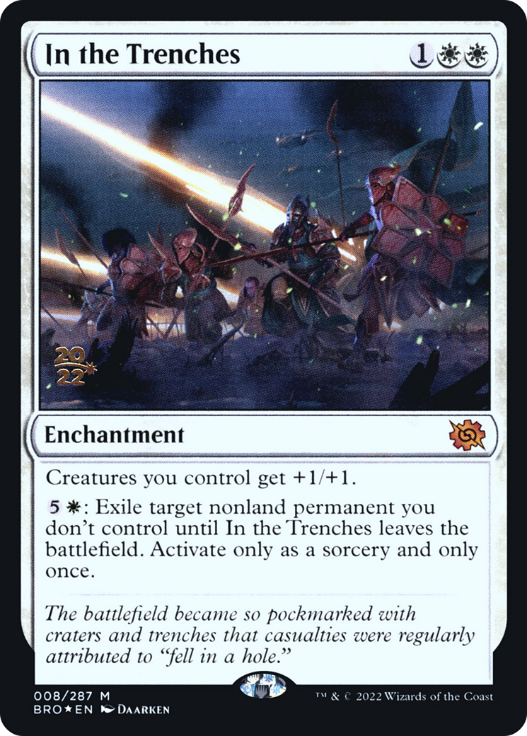 {R} In the Trenches [The Brothers' War: Prerelease Promos][PR BRO 008]