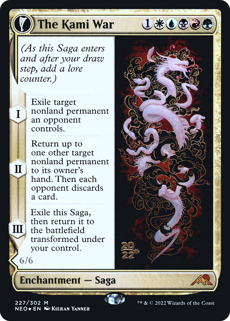 {R} The Kami War // O-Kagachi Made Manifest [Kamigawa: Neon Dynasty Prerelease Promos][PR NEO 227]