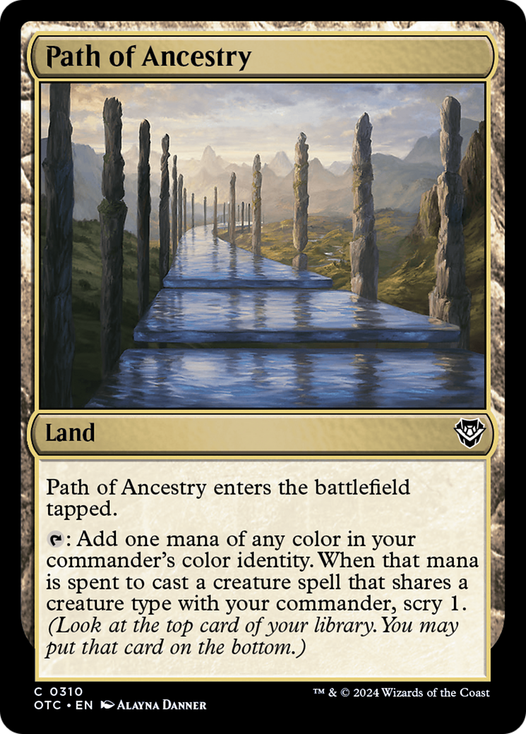 {C} Path of Ancestry [Outlaws of Thunder Junction Commander][OTC 310]