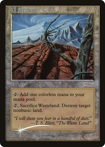 {R} Wasteland [Magic Player Rewards 2001][PA P01 001]