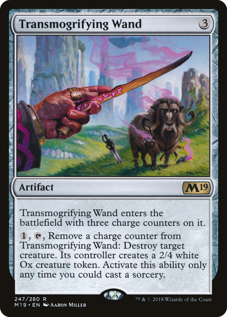 {R} Transmogrifying Wand [Core Set 2019][M19 247] - Misty Mountain Games