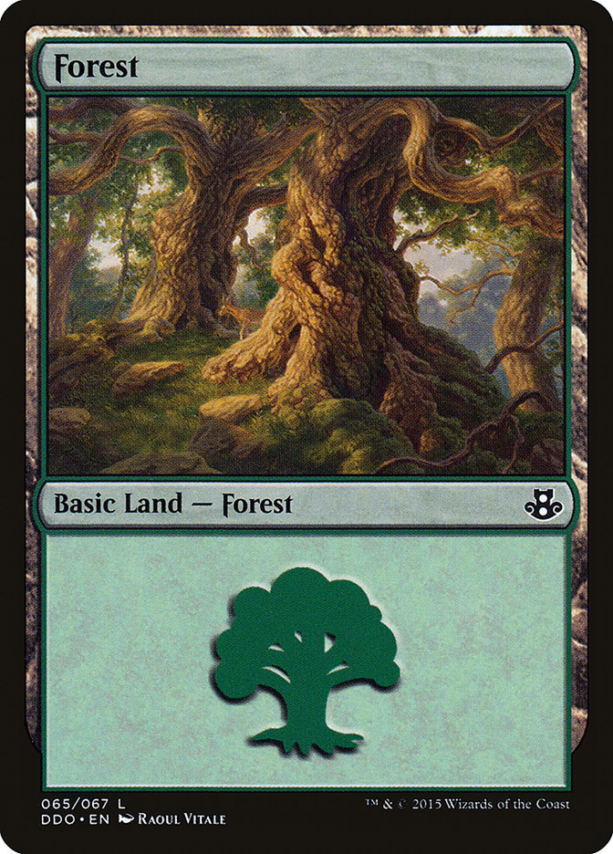{B}[DDO 065] Forest (65) [Duel Decks: Elspeth vs. Kiora]