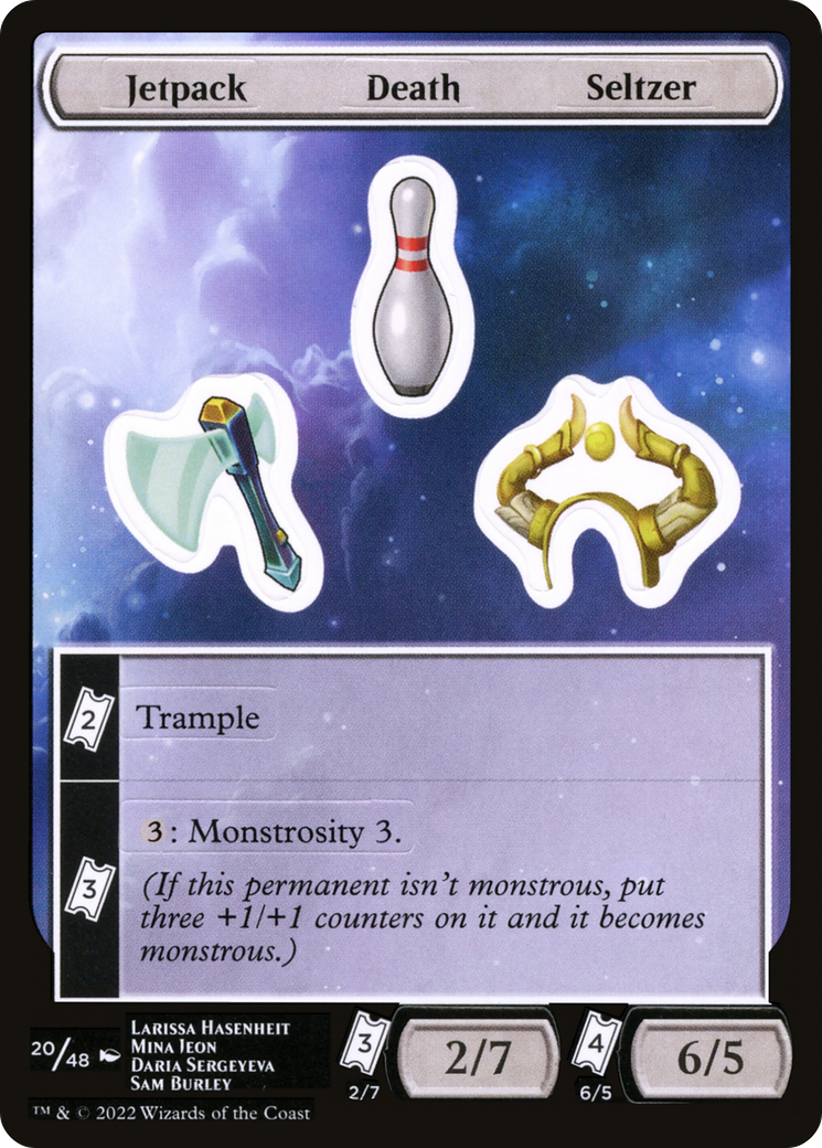 {C} Jetpack Death Seltzer [Unfinity Stickers][SUNF 020]