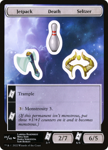 {C} Jetpack Death Seltzer [Unfinity Stickers][SUNF 020]
