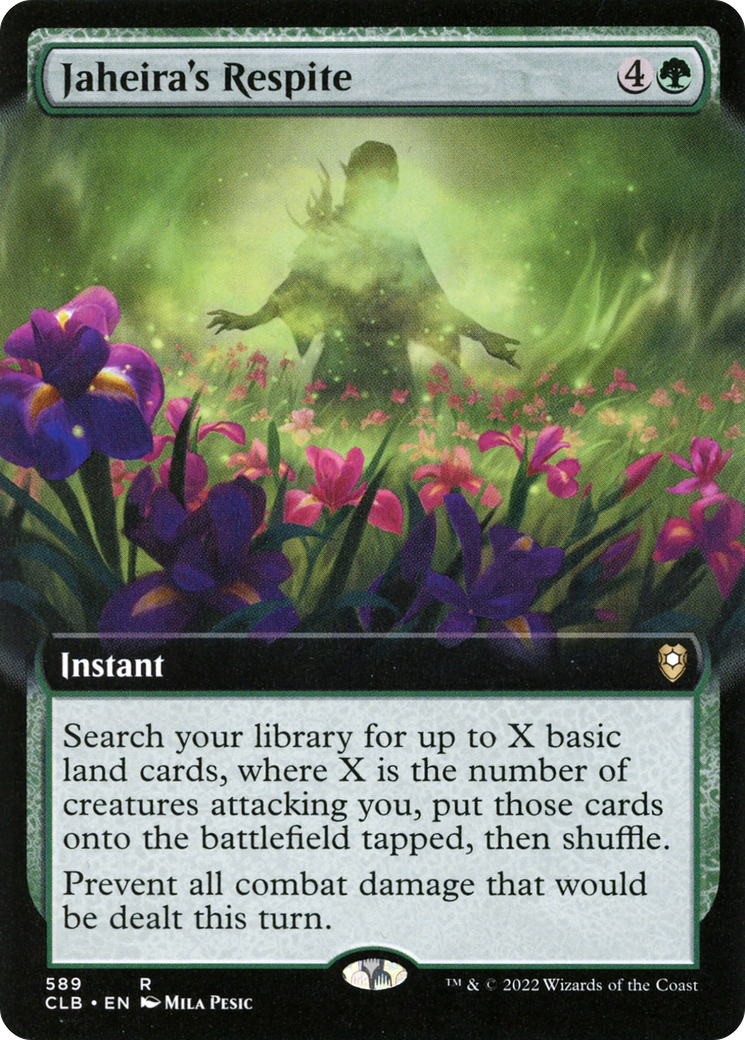 {R} Jaheira's Respite (Extended Art) [Commander Legends: Battle for Baldur's Gate][CLB 589]