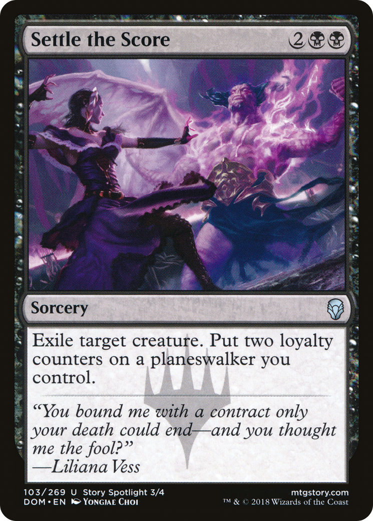 {C} Settle the Score [Dominaria][DOM 103] - Misty Mountain Games