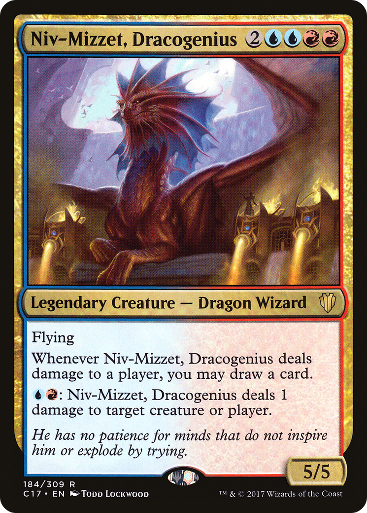 {R} Niv-Mizzet, Dracogenius [Commander 2017][C17 184] - Misty Mountain Games