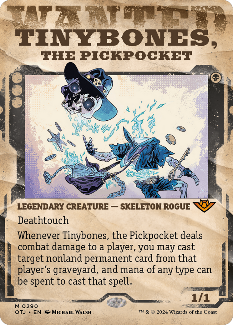 {@R} Tinybones, the Pickpocket (Showcase) [Outlaws of Thunder Junction][OTJ 290]