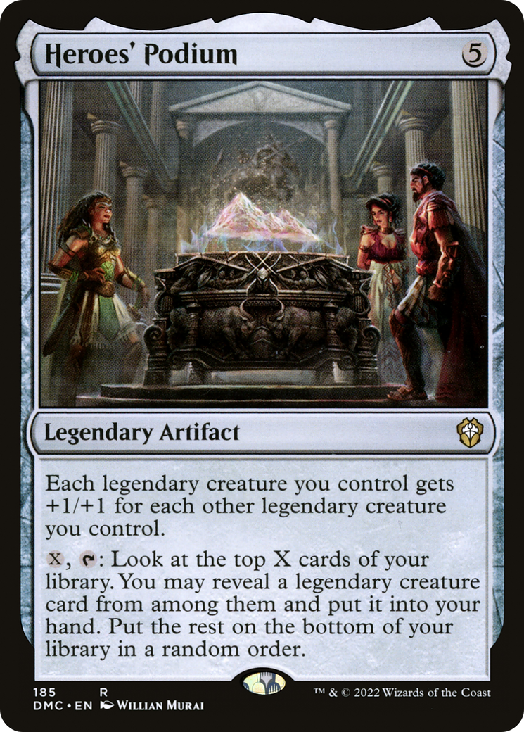 {R} Heroes' Podium [Dominaria United Commander][DMC 185]