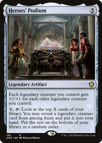 {R} Heroes' Podium [Dominaria United Commander][DMC 185]