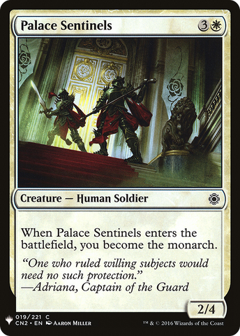 {C} Palace Sentinels [Mystery Booster][LS CN2 019]