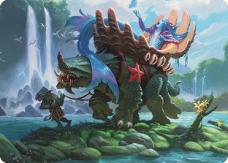 {A} Vodalian Mindsinger Art Card [Dominaria United Art Series][ADMU 021]