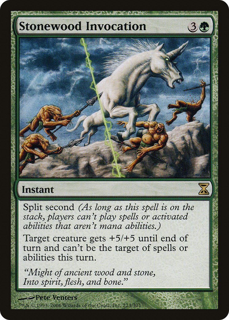 {R} Stonewood Invocation [Time Spiral][TSP 223] - Misty Mountain Games