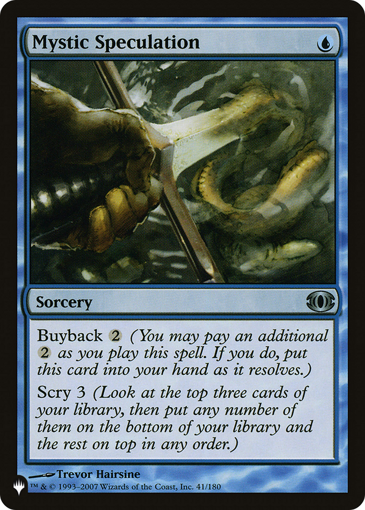 Mystic Speculation [LIST 41/180]