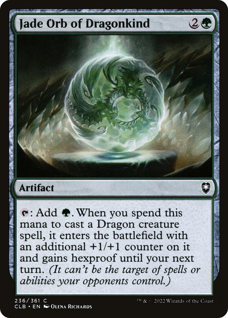 {C} Jade Orb of Dragonkind [Commander Legends: Battle for Baldur's Gate][CLB 236]
