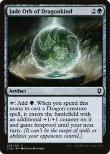 {C} Jade Orb of Dragonkind [Commander Legends: Battle for Baldur's Gate][CLB 236]