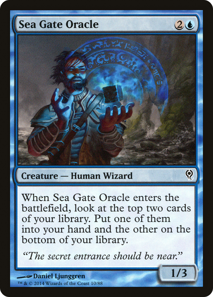 {C} Sea Gate Oracle [Duel Decks: Jace vs. Vraska][DDM 010]