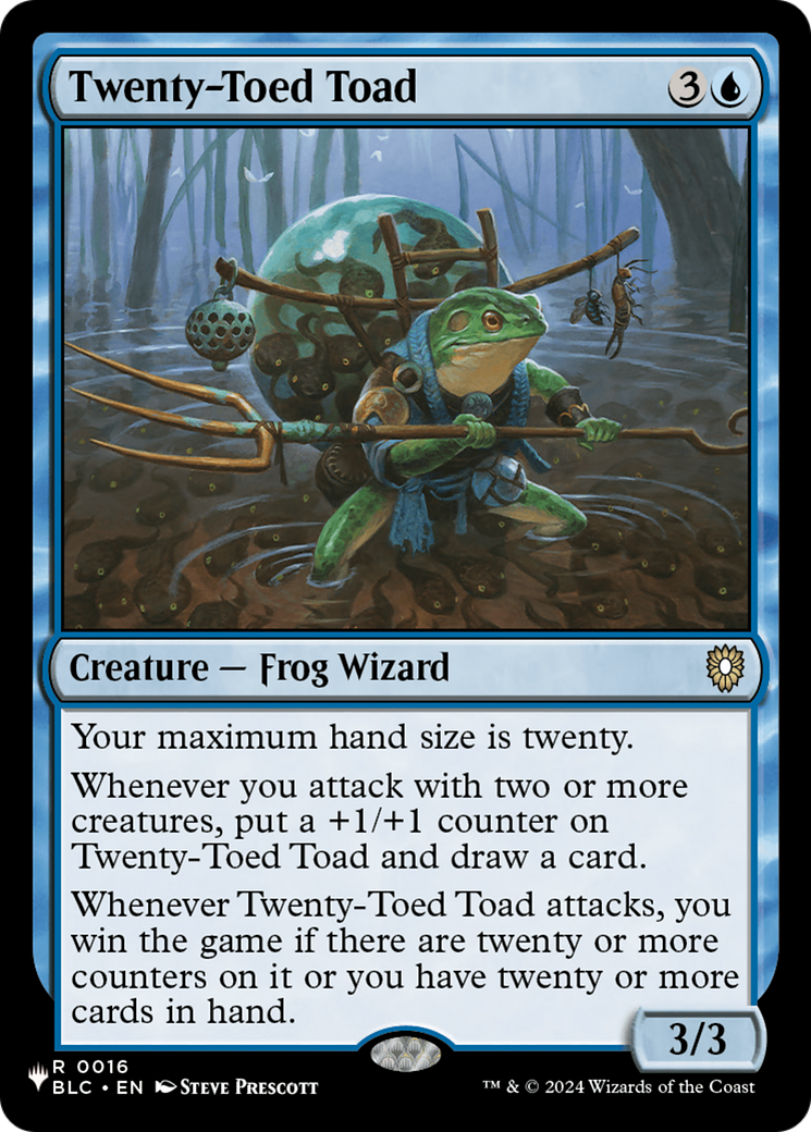 Twenty-Toed Toad [LIST 0016]
