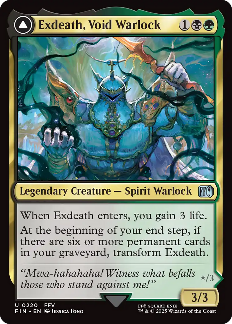 {@C} Exdeath, Void Warlock [FINAL FANTASY][FIN 220]