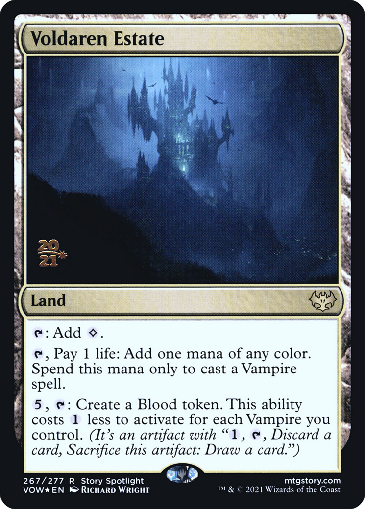 {R} Voldaren Estate [Innistrad: Crimson Vow Prerelease Promos][PR VOW 267] - Misty Mountain Games