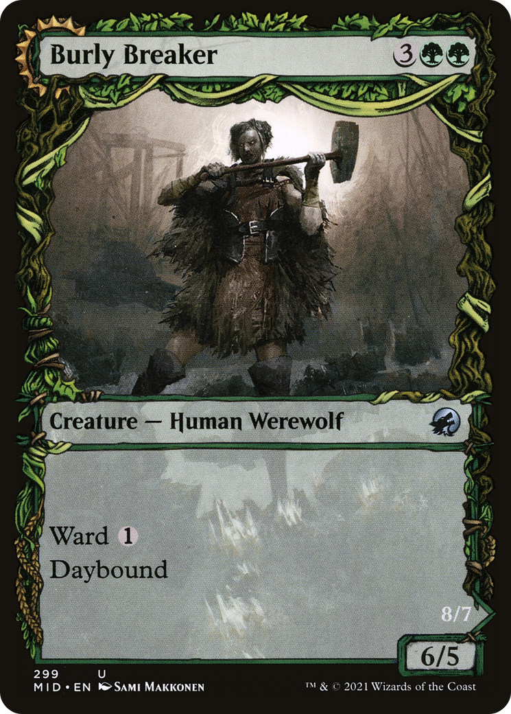 {C} Burly Breaker // Dire-Strain Demolisher (Showcase Equinox) [Innistrad: Midnight Hunt][MID 299]