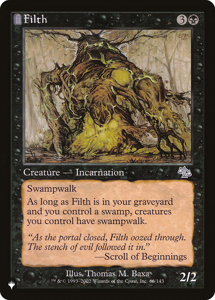 Filth [LIST 66/143] : (tombstone)