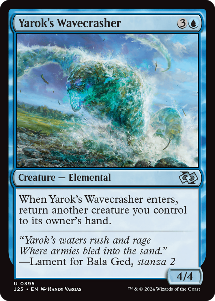 {C} Yarok's Wavecrasher [Foundations Jumpstart][J25 395]