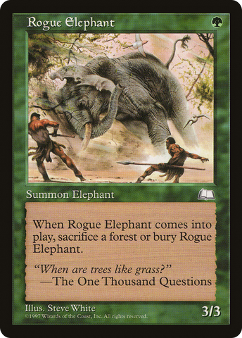 {C} Rogue Elephant [Weatherlight][WTH 139]