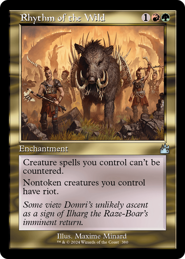 {C} Rhythm of the Wild (Retro Frame) [Ravnica Remastered][RVR 380]