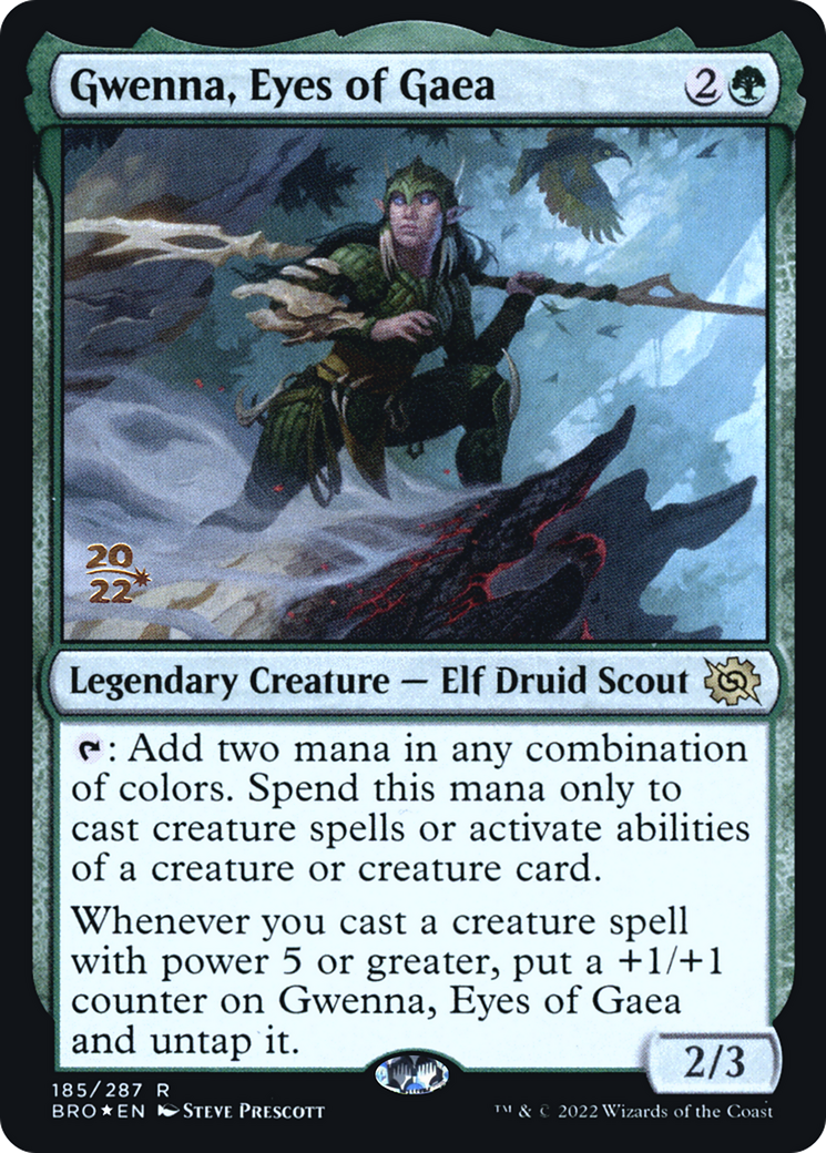 {R} Gwenna, Eyes of Gaea [The Brothers' War: Prerelease Promos][PR BRO 185]