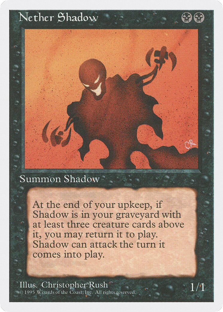 {R} Nether Shadow [Fourth Edition][4ED 149] - Misty Mountain Games