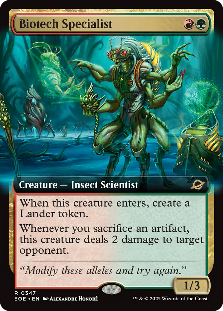 {@@ EOE R} Biotech Specialist (Extended Art) [Edge of Eternities][EOE 347]