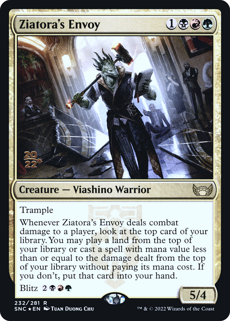 {R} Ziatora's Envoy [Streets of New Capenna Prerelease Promos][PR SNC 232]