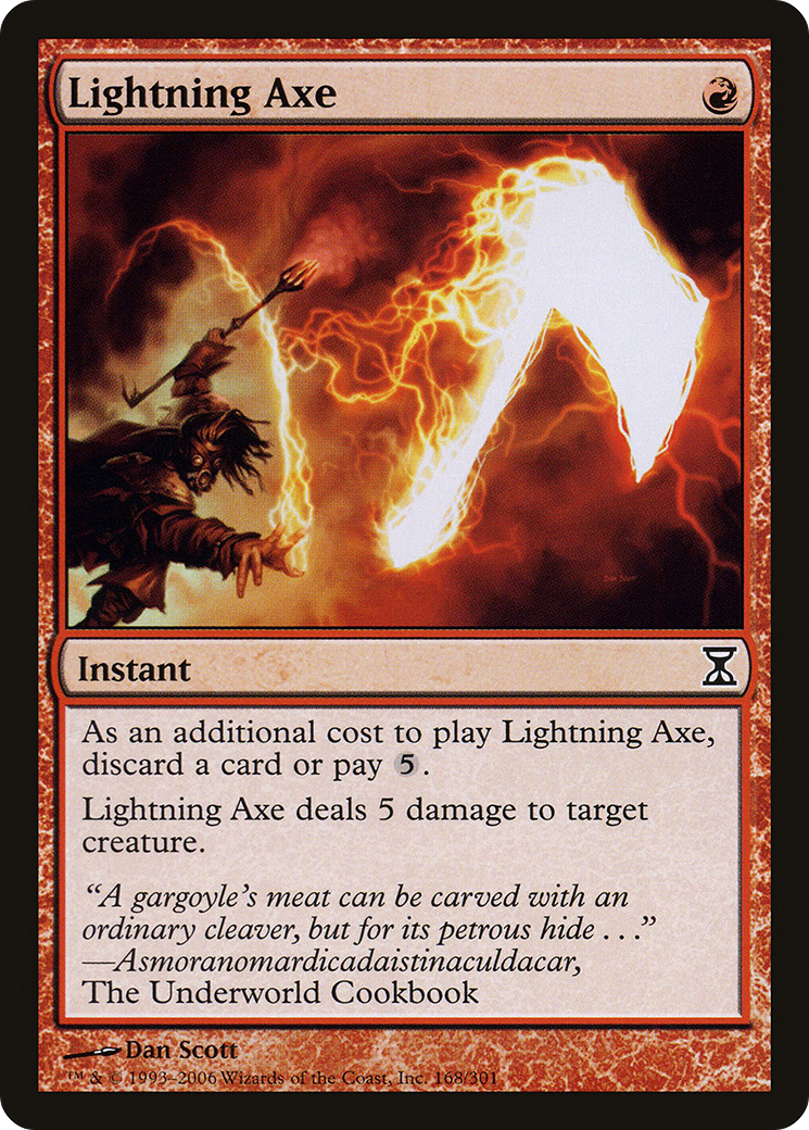 {C} Lightning Axe [Time Spiral][TSP 168]