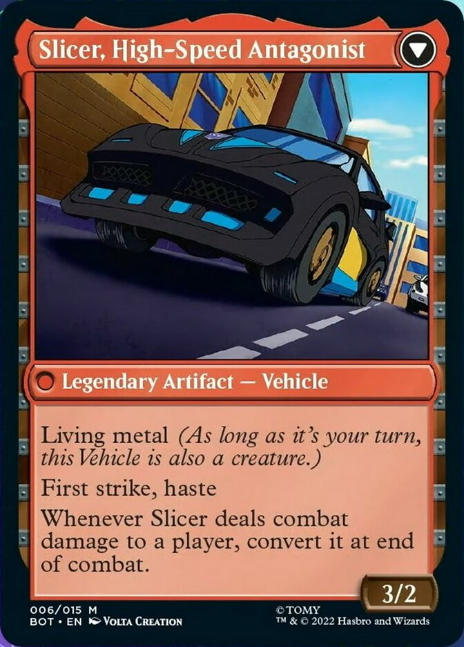 {R} Slicer, Hired Muscle // Slicer, High-Speed Antagonist [Transformers][BOT 006]