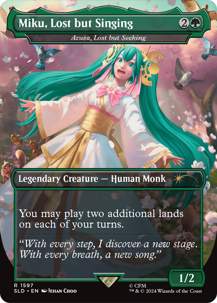 {R} Miku, Lost but Singing - Azusa, Lost but Seeking [Secret Lair Drop Series][SLD 1597]