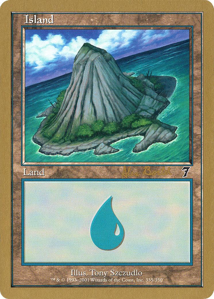 {B}[GB WC01 AB335B] Island (ab335b) (Alex Borteh) [World Championship Decks 2001]