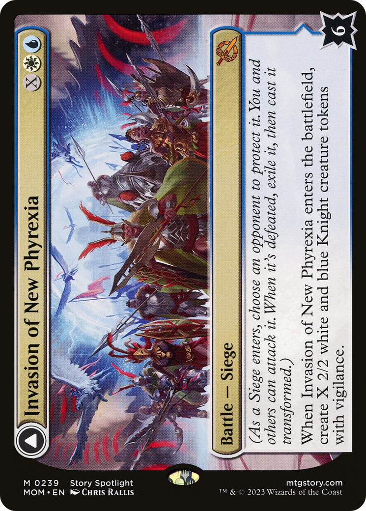 {R} Invasion of New Phyrexia // Teferi Akosa of Zhalfir [March of the Machine][MOM 239]