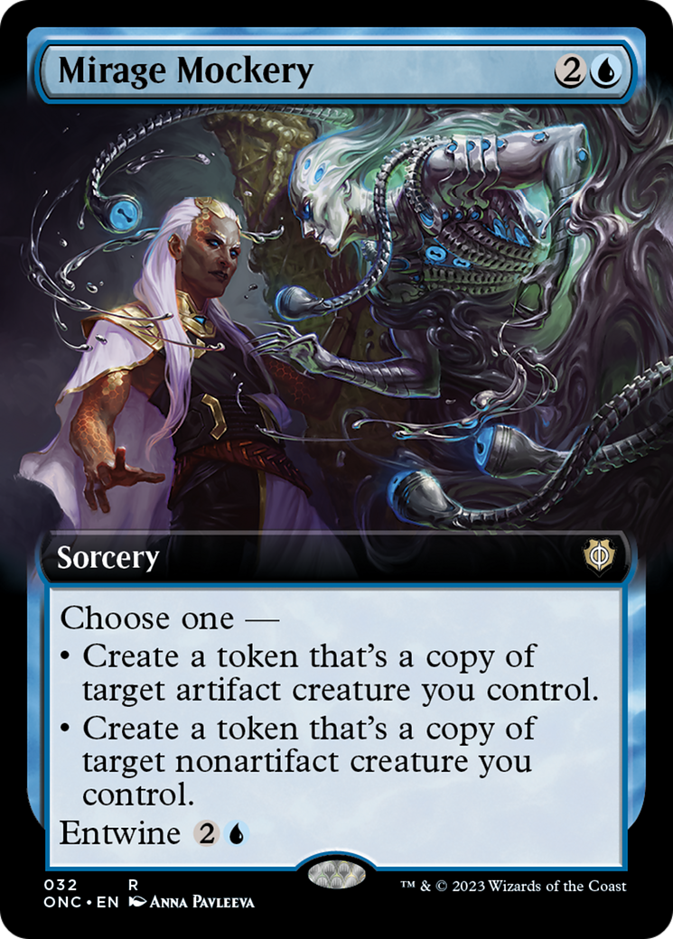 {R} Mirage Mockery (Extended Art) [Phyrexia: All Will Be One Commander][ONC 032]