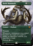 {R} Battle Mammoth (Borderless Alternate Art) [Kaldheim][KHM 298]