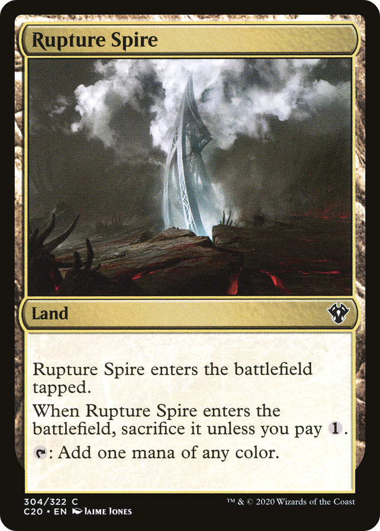 {C} Rupture Spire [Commander 2020][C20 304]
