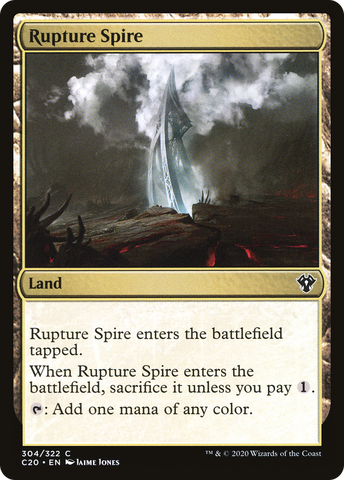 {C} Rupture Spire [Commander 2020][C20 304]