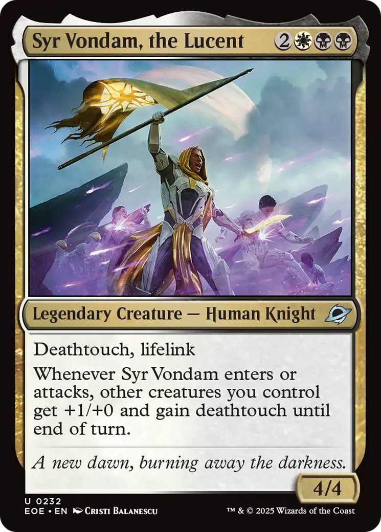 {@@ EOE C} Syr Vondam, the Lucent [Edge of Eternities][EOE 232]