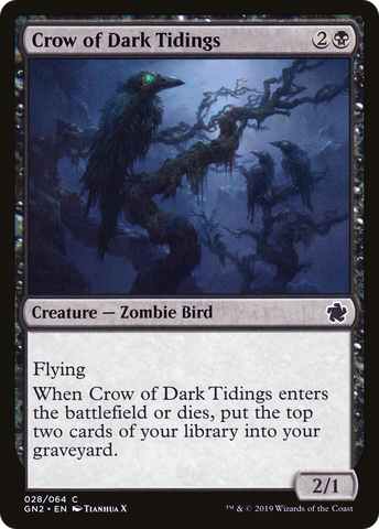 {C} Crow of Dark Tidings [Game Night 2019][GN2 028]