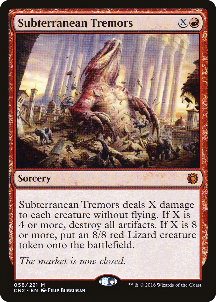 {R} Subterranean Tremors [Conspiracy: Take the Crown][CN2 058] - Misty Mountain Games