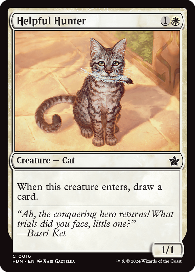 {@C} Helpful Hunter [Foundations][FDN 016]