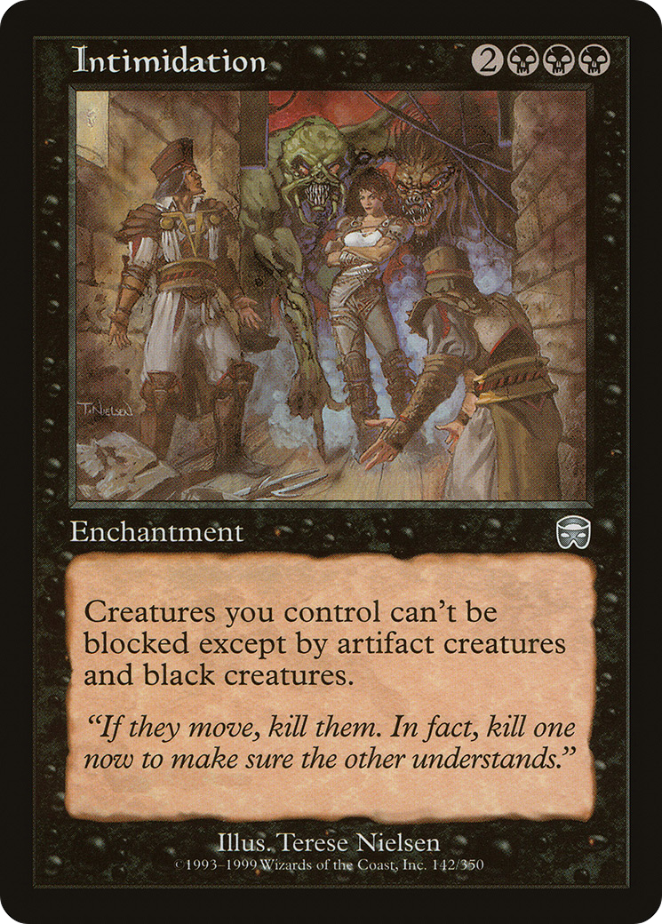 {C} Intimidation [Mercadian Masques][MMQ 142]